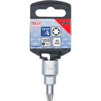 BGS 7098-T40 Schraubenausdreher-Bit-Einsatz | Antrieb Innenvierkant 10 mm (3/8") | für defektes T-Profil (für Torx) T40