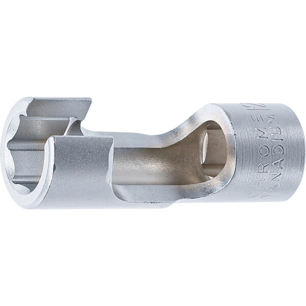 BGS 70988-12 Spezial-Steckschlüssel-Einsatz, geschlitzt | Antrieb Innenvierkant 10 mm (3/8") | SW 12 mm