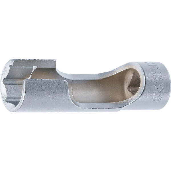 BGS 70988-17 Spezial-Steckschlüssel-Einsatz, geschlitzt | Antrieb Innenvierkant 10 mm (3/8") | SW 17 mm