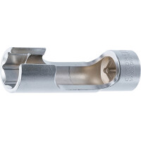 BGS 70988-18 Spezial-Steckschlüssel-Einsatz, geschlitzt | Antrieb Innenvierkant 10 mm (3/8") | SW 18 mm