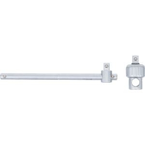 BGS 71047 Steckschlüssel-Adapter mit Ratschenfunktion | mit Gleitgriff | Abtrieb 12,5 mm (1/2")