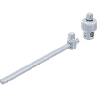 BGS 71047 Steckschlüssel-Adapter mit Ratschenfunktion | mit Gleitgriff | Abtrieb 12,5 mm (1/2")