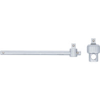 BGS 71047 Steckschlüssel-Adapter mit Ratschenfunktion | mit Gleitgriff | Abtrieb 12,5 mm (1/2")