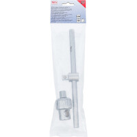 BGS 71047 Steckschlüssel-Adapter mit Ratschenfunktion | mit Gleitgriff | Abtrieb 12,5 mm (1/2")