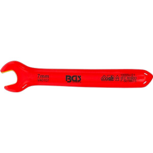 BGS 71057 VDE-Einmaulschlüssel | SW 7 mm