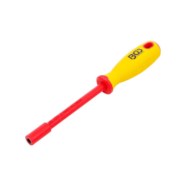 BGS 71081 VDE-Steckschlüssel-Schraubendreher | Sechskant | SW 5,5 mm | Klingenlänge 125 mm