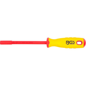 BGS 71083 VDE-Steckschlüssel-Schraubendreher | Sechskant | SW 4 mm | Klingenlänge 125 mm