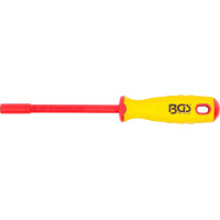 BGS 71083 VDE-Steckschlüssel-Schraubendreher | Sechskant | SW 4 mm | Klingenlänge 125 mm