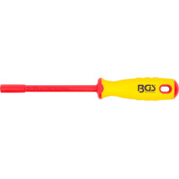 BGS 71084 VDE-Steckschlüssel-Schraubendreher | Sechskant | SW 5 mm | Klingenlänge 125 mm