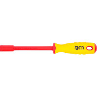BGS 71087 VDE-Steckschlüssel-Schraubendreher | Sechskant | SW 7 mm | Klingenlänge 125 mm