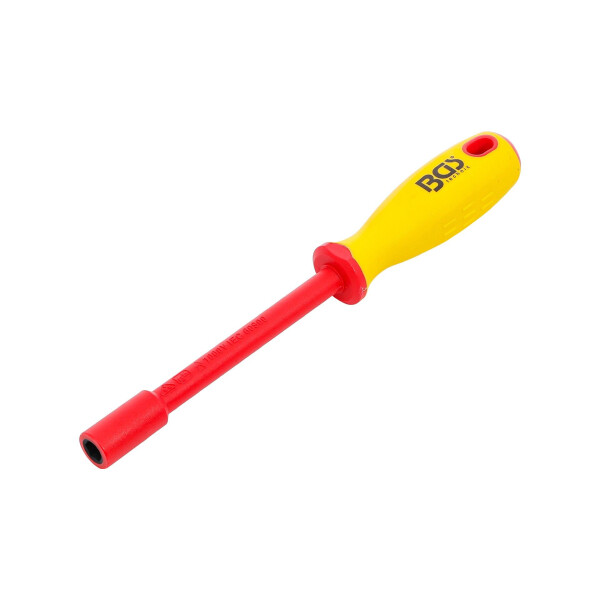 BGS 71088 VDE-Steckschlüssel-Schraubendreher | Sechskant | SW 8 mm | Klingenlänge 125 mm