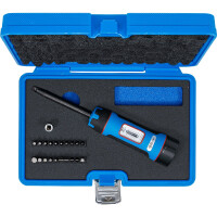BGS 7122 Drehmomentschrauber-Satz | mit Bit-Satz | Abtrieb Außenvierkant 6,3 mm (1/4") | 1 - 8 Nm | 22-tlg.