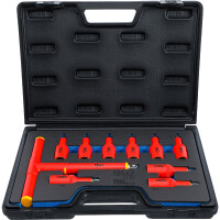 BGS 7131 VDE-Bit-Einsatz-Satz | Antrieb Innenvierkant 12,5 mm (1/2") | T-Profil (für Torx) T20 - T55 | 10-tlg.