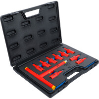 BGS 7131 VDE-Bit-Einsatz-Satz | Antrieb Innenvierkant 12,5 mm (1/2") | T-Profil (für Torx) T20 - T55 | 10-tlg.