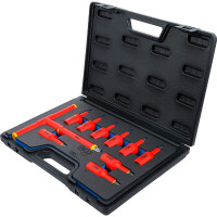 BGS 7131 VDE-Bit-Einsatz-Satz | Antrieb Innenvierkant 12,5 mm (1/2") | T-Profil (für Torx) T20 - T55 | 10-tlg.