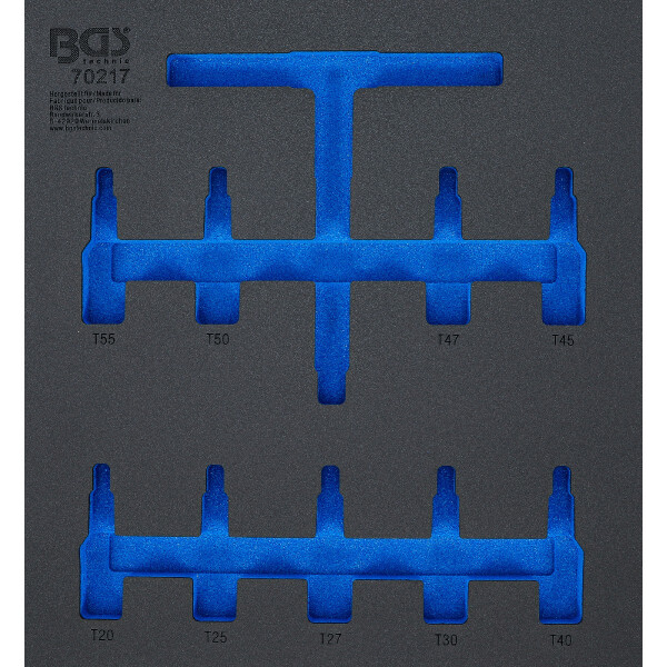 BGS 7131-1 Werkstattwageneinlage 2/3 | leer | für Art. 70217