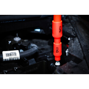 BGS 7132 VDE-Bit-Einsatz-Satz | Antrieb Innenvierkant 10 mm (3/8") / 12,5 mm (1/2") | Innensechskant 4 - 10 mm | 10-tlg.