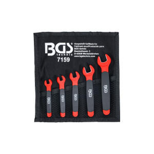 BGS 7159 VDE-Einmaulschlüssel-Satz | SW 7 - 14 mm | 5-tlg.