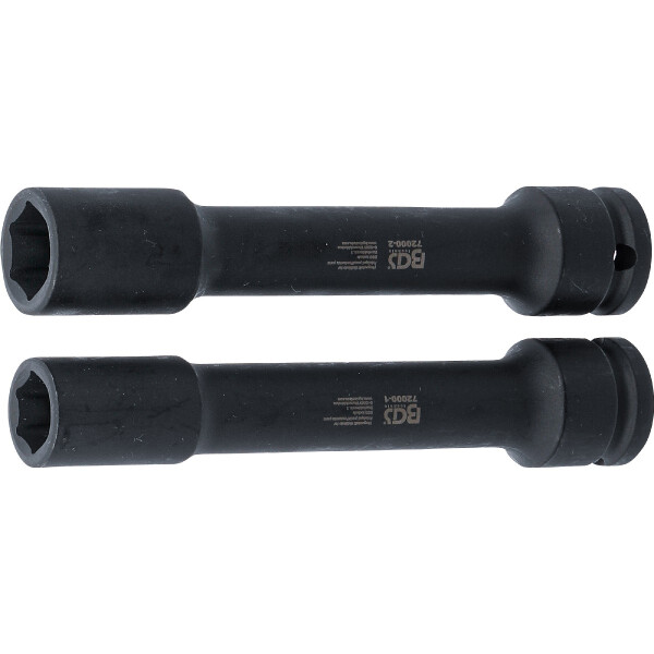 BGS 72000 Spezial-Steckschlüssel-Einsatz-Satz | für Ausgleichsgetriebeflansch-Mutter | für Volvo | SW 15 - 18 mm