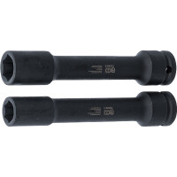 BGS 72000 Spezial-Steckschlüssel-Einsatz-Satz | für Ausgleichsgetriebeflansch-Mutter | für Volvo | SW 15 - 18 mm