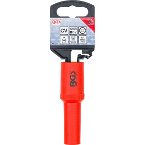 BGS 72060 VDE-Steckschlüssel-Einsatz Sechskant | Antrieb Innenvierkant 12,5 mm (1/2") | SW 10 mm