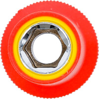BGS 72060 VDE-Steckschlüssel-Einsatz Sechskant | Antrieb Innenvierkant 12,5 mm (1/2") | SW 10 mm
