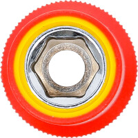 BGS 72061 VDE-Steckschlüssel-Einsatz Sechskant | Antrieb Innenvierkant 12,5 mm (1/2") | SW 11 mm