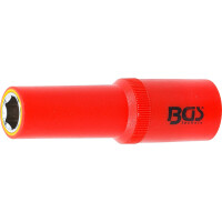 BGS 72062 VDE-Steckschlüssel-Einsatz Sechskant | Antrieb Innenvierkant 12,5 mm (1/2") | SW 12 mm