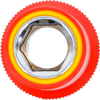 BGS 72062 VDE-Steckschlüssel-Einsatz Sechskant | Antrieb Innenvierkant 12,5 mm (1/2") | SW 12 mm
