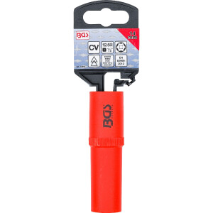 BGS 72064 VDE-Steckschlüssel-Einsatz Sechskant | Antrieb Innenvierkant 12,5 mm (1/2") | SW 14 mm