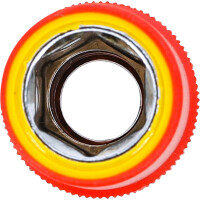 BGS 72064 VDE-Steckschlüssel-Einsatz Sechskant | Antrieb Innenvierkant 12,5 mm (1/2") | SW 14 mm