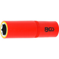 BGS 72066 VDE-Steckschlüssel-Einsatz Sechskant | Antrieb Innenvierkant 12,5 mm (1/2") | SW 16 mm