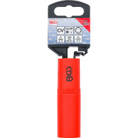 BGS 72067 VDE-Steckschlüssel-Einsatz Sechskant | Antrieb Innenvierkant 12,5 mm (1/2") | SW 17 mm