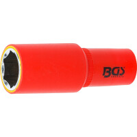 BGS 72072 VDE-Steckschlüssel-Einsatz Sechskant | Antrieb Innenvierkant 12,5 mm (1/2") | SW 22 mm