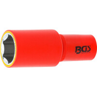 BGS 72074 VDE-Steckschlüssel-Einsatz Sechskant | Antrieb Innenvierkant 12,5 mm (1/2") | SW 24 mm