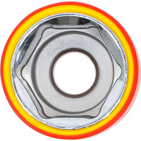BGS 72074 VDE-Steckschlüssel-Einsatz Sechskant | Antrieb Innenvierkant 12,5 mm (1/2") | SW 24 mm