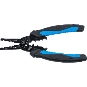 BGS 72095 Kabel-Abisolier- und Crimpzange | 210 mm