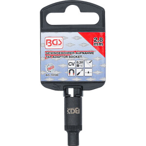 BGS 72100 Gewindebohrer-Aufnahme-Steckschlüssel-Einsatz | 6,3 mm (1/4") | 2,8 mm