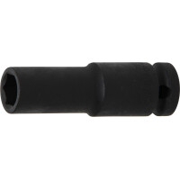 BGS 7213 Kraft-Steckschlüssel-Einsatz Sechskant, tief | Antrieb Innenvierkant 12,5 mm (1/2") | SW 13 mm