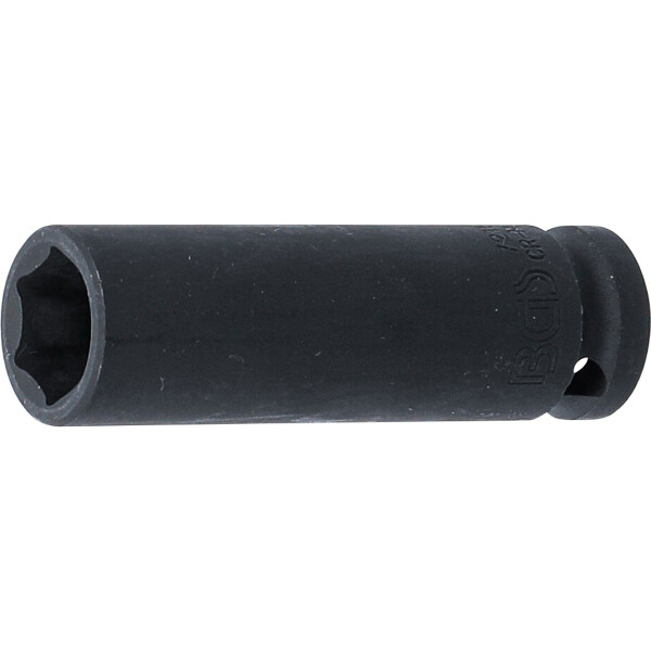 BGS 7216 Kraft-Steckschlüssel-Einsatz Sechskant, tief | Antrieb Innenvierkant 12,5 mm (1/2") | SW 16 mm