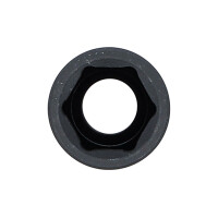 BGS 7216 Kraft-Steckschlüssel-Einsatz Sechskant, tief | Antrieb Innenvierkant 12,5 mm (1/2") | SW 16 mm