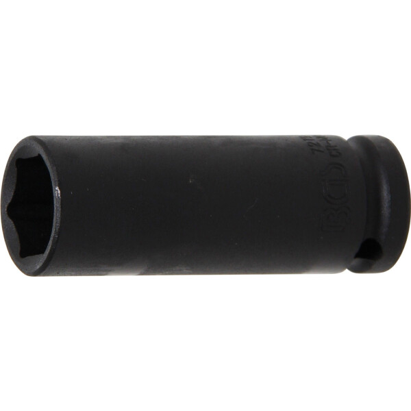 BGS 7219 Kraft-Steckschlüssel-Einsatz Sechskant, tief | Antrieb Innenvierkant 12,5 mm (1/2") | SW 19 mm