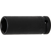 BGS 7221 Kraft-Steckschlüssel-Einsatz Sechskant, tief | Antrieb Innenvierkant 12,5 mm (1/2") | SW 21 mm
