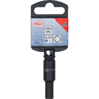 BGS 7266 Kraft-Steckschlüssel-Einsatz Sechskant, tief | Antrieb Innenvierkant 6,3 mm (1/4") | SW 6 mm