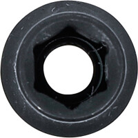 BGS 7267 Kraft-Steckschlüssel-Einsatz Sechskant, tief | Antrieb Innenvierkant 6,3 mm (1/4") | SW 7 mm