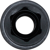 BGS 7268 Kraft-Steckschlüssel-Einsatz Sechskant, tief | Antrieb Innenvierkant 6,3 mm (1/4") | SW 8 mm
