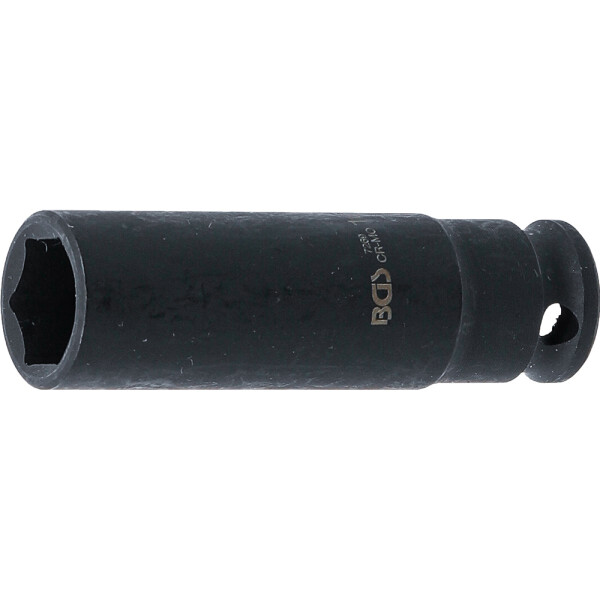 BGS 7269 Kraft-Steckschlüssel-Einsatz Sechskant, tief | Antrieb Innenvierkant 6,3 mm (1/4") | SW 10 mm