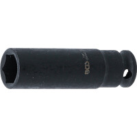 BGS 7269 Kraft-Steckschlüssel-Einsatz Sechskant, tief | Antrieb Innenvierkant 6,3 mm (1/4") | SW 10 mm
