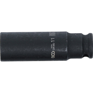 BGS 7270 Kraft-Steckschlüssel-Einsatz Sechskant, tief | Antrieb Innenvierkant 6,3 mm (1/4") | SW 11 mm