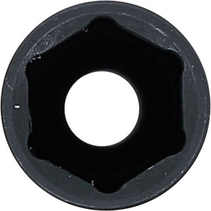 BGS 7271 Kraft-Steckschlüssel-Einsatz Sechskant, tief | Antrieb Innenvierkant 6,3 mm (1/4") | SW 12 mm
